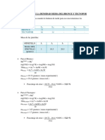 Determinación de La Densidad Media Del Bronce y Tecnopor