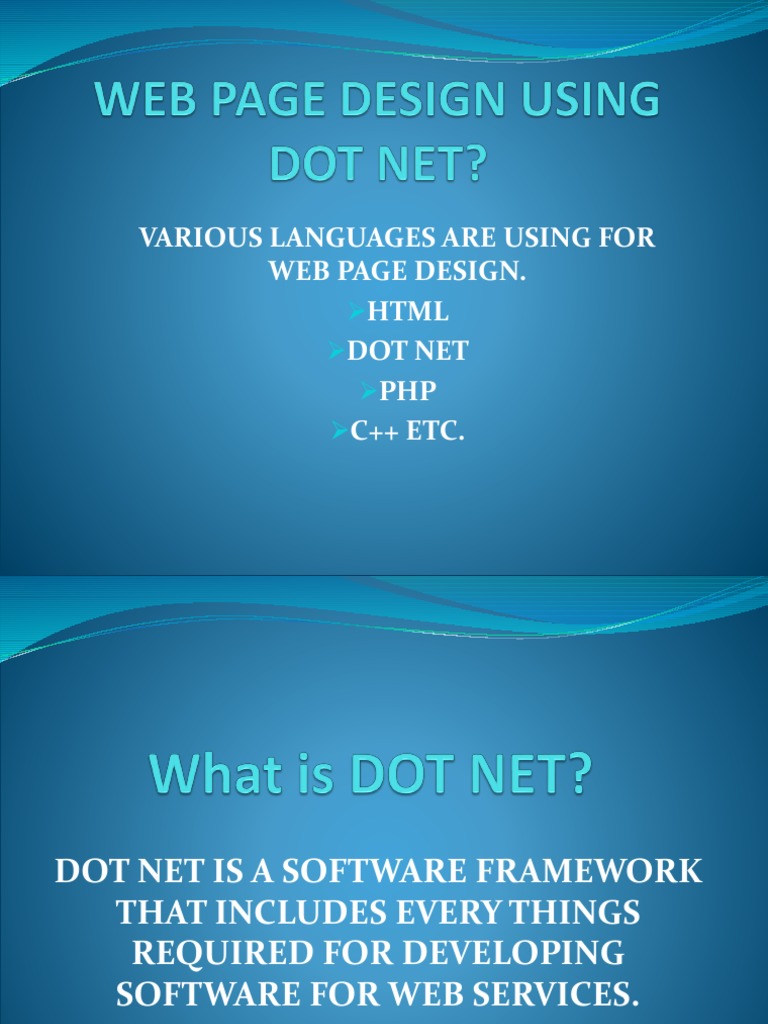 Web Page Design Languages Overview | PDF