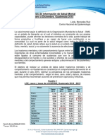 Análisis Salud Mental 2015