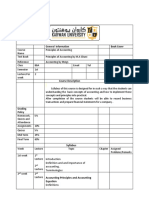 General Information Book Cover: Syllabus