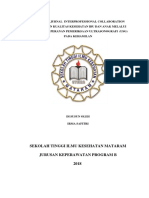 RINGKASAN JURNAL  INTERPROFESSIONAL COLLABORATION PENINGKATAN KUALITAS KESEHATAN IBU DAN ANAK MELALUI PENYULUHAN PERANAN PEMERIKSAAN ULTRASONOGRAFI.docx