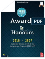 Awards and Honours in 2018 Ebook SSBCrack