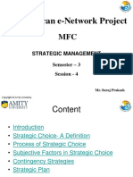 PAN African E-Network Project: Strategic Management Semester - 3 Session - 4