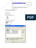 Membuat Laporan Dari Database SQL Server Crystal Report