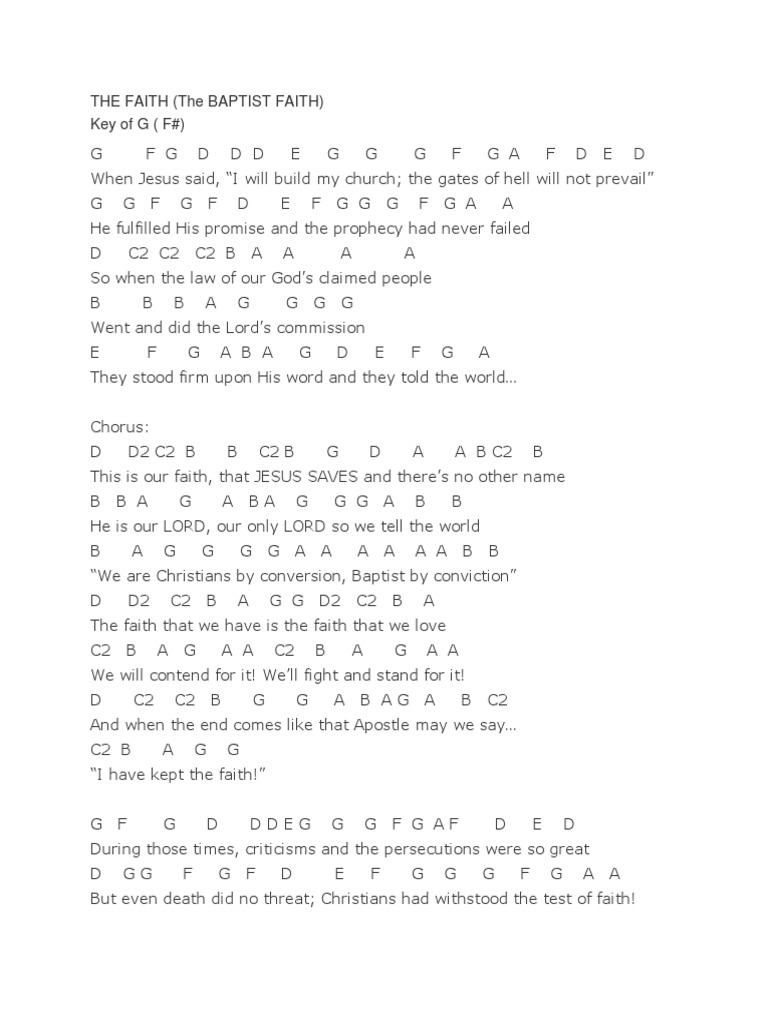 Faith Guitar Chords