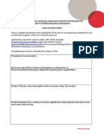 2018 Application Form Word