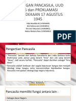 Hubungan Pancasila, Uud 1945 Dan Proklamasi Kemerdekaan