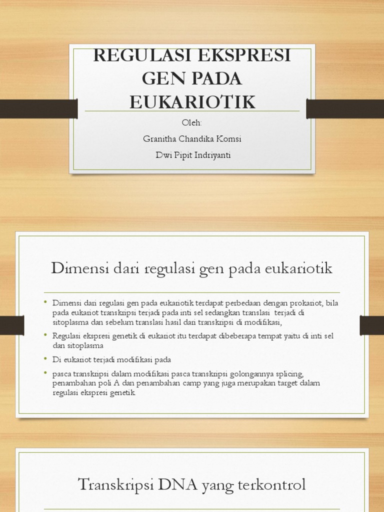 Regulasi Ekspresi Gen Eukariotik | PDF