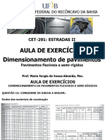 Aula 11 - Aula de Exercício - Dimensionamento de Pavimentos Flexíveis e Semi-rigidos