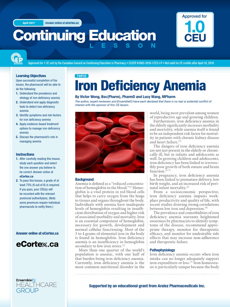 Iron Deficiency Anemia | PDF | Anemia | Iron