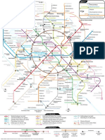 Moscow Metro Ring Railway Map 