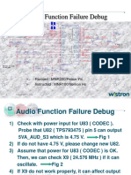 Audio Function Failure Debug