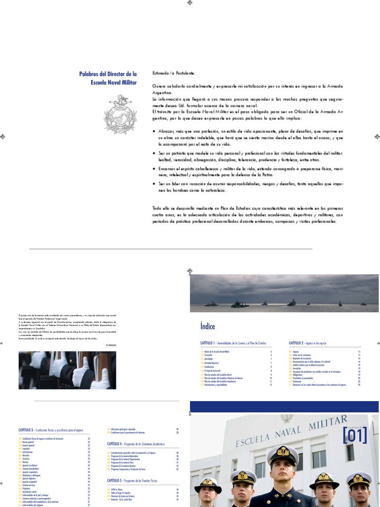 Ingreso a la Escuela Naval Argentina | PDF | Cuerpo de Marines de los ...