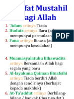 20 Sifat Mustahil Bagi Allah