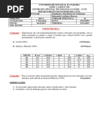 1ª Avaliação (Prática) - II Unidade _27!11!2017