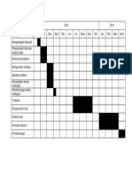 Gantt Chart Monochromatic