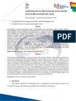 A Importância Da Motivação No Processo de Inclusão de