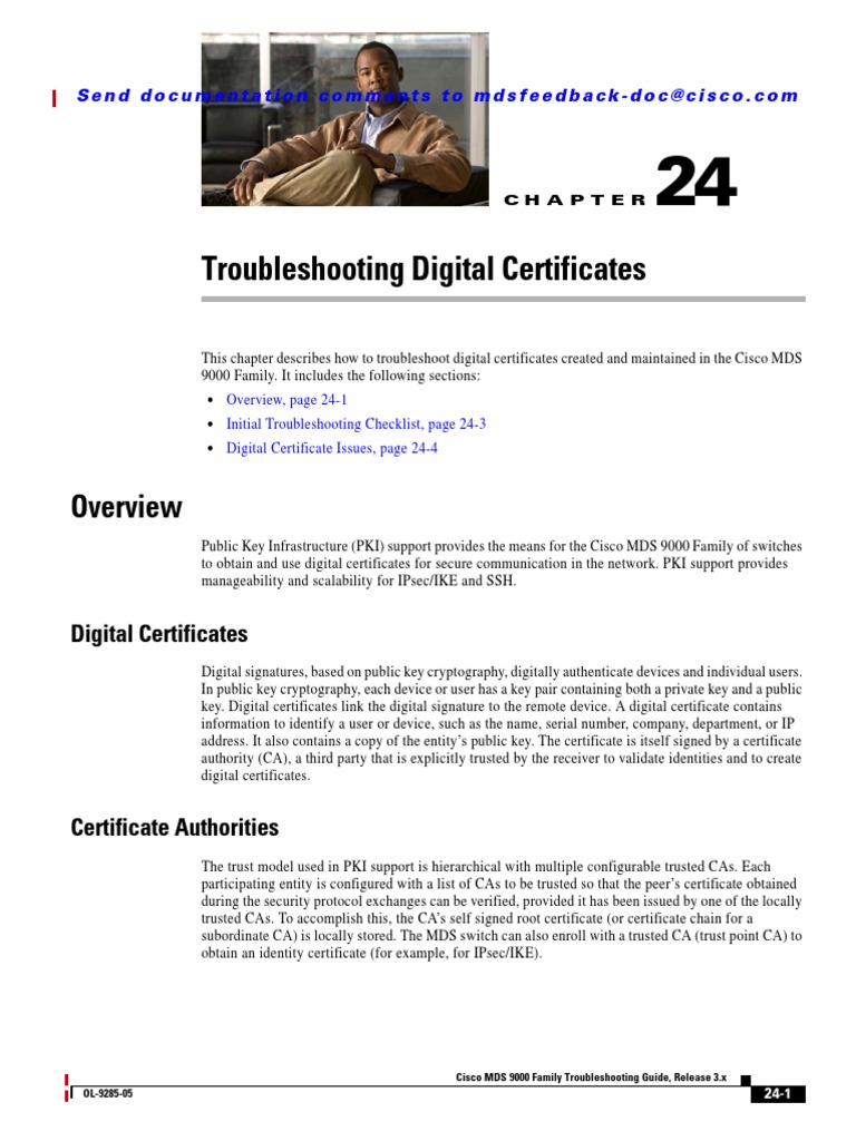 Troubleshooting Digital Certificates | PDF | Public Key Certificate ...