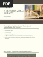 A Filosofia Moral de Kant