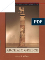 The Cambridge Companion To Archaic Greece