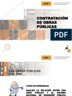 COntratacion de Obras Publicas Ciclo de Inversion