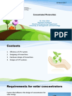 Concentrated Photovoltaic: 02 March 2017