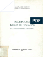Inscripciones Lbicas de Canarias Ensayo de Interpretacin Lbica