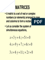  Matrices