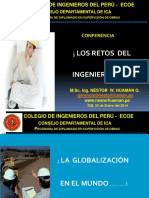 CONFER. RETOS DEL INGENIERO CIVIL. Enero 2014