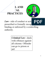 Legal and Ethical Transparencies