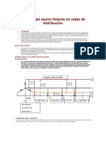 Impacto Del Neutro Flotante en Redes de Distribución