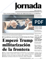 Portada La Jornada 7 de Abril 2018