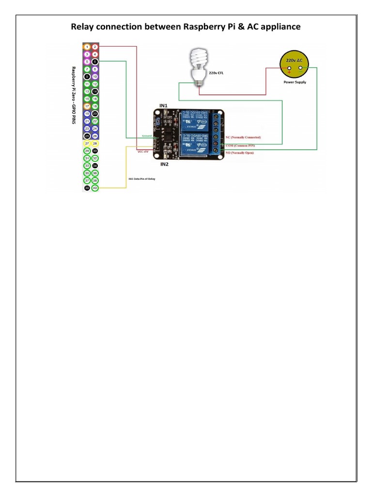 Relay Circuit Diagram