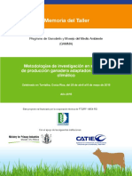 Informe Taller Catie Gamma