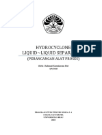 Hydrocyclone Liquid-Liquid Separation Design