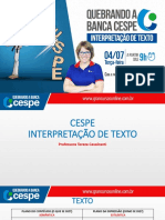 Quebrando A Banca Cespe Texto PDF