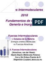 Fuerzas intermoleculares 