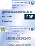 Materiales de Impresión Hidrocoloides