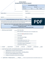 Voter Date Report Request