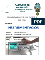 Informe #1 Instrumentacion