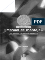 Manual de Montaje Cinematografico 