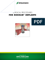152.809 Surgical Procedures for Roxolid Implants