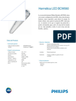 Ficha Tecnica - BCW060 IP65 2X18 Led