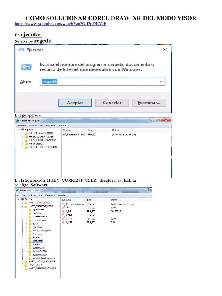 Como Solucionar Corel Draw x8 Del Modo Visor PDF