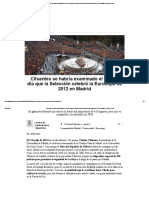 Cifuentes Se Habría Examinado El Mismo Día Que La Selección Celebró La Eurocopa de 2012 en Madrid _ Elplural.com