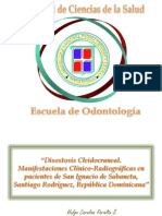 Disostosis Cleido Craneal. Investigacion de Campo