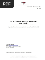 Relatório de Sondagem à Percussão