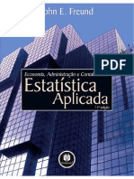 Estatística Aplicada Economia, Administração e Contabilidade - John E. Freund Blog - Conhecimentovaleouro.blogspot.com by @Viniciusf666