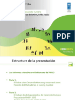 Presentación Informe Mundial sobre Desarrollo Humano 2015 - PNUD El Salvador.pdf