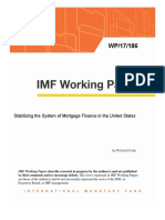 Stabilizing The System of Mortgage Finance in The United States - IMF (August 2017)